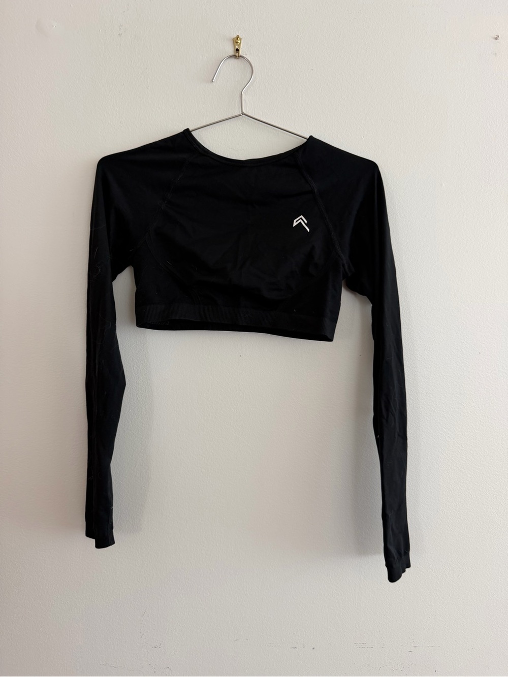 ONER ACTIVE EFFORTLESS LONG SLEEVE CROP TOP XS